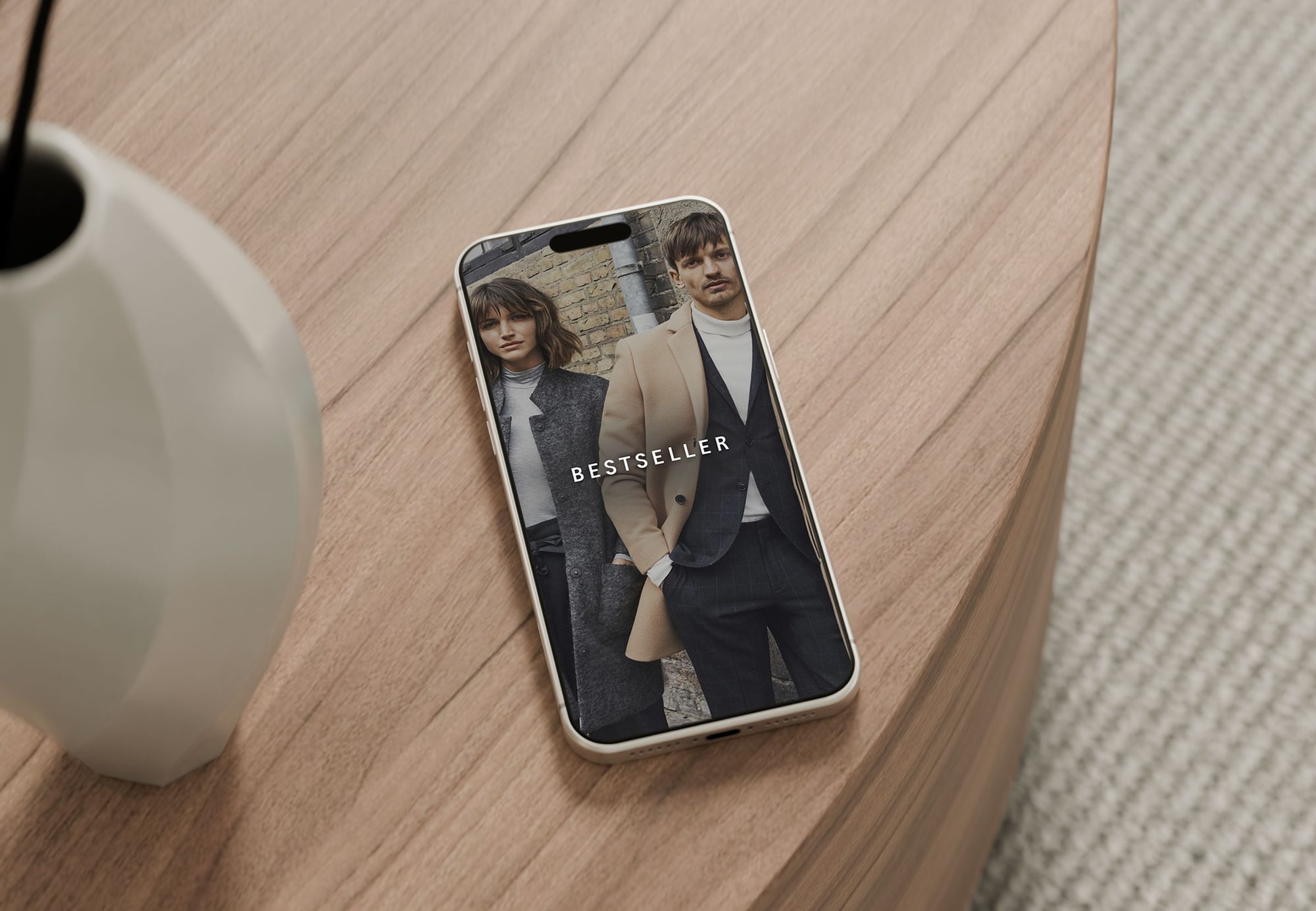 Bestseller app — product browsing on mobile