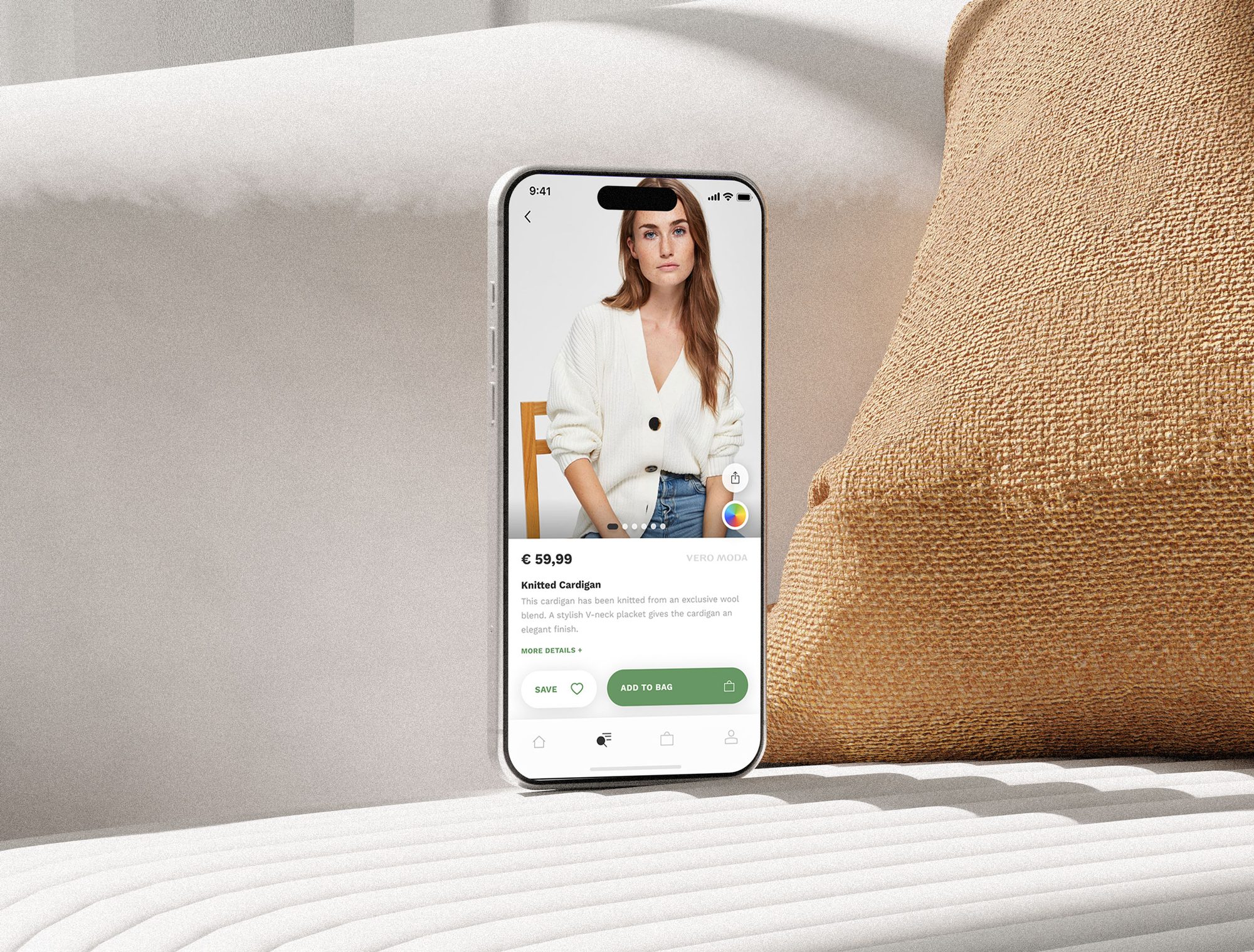 Bestseller app — detailed product and checkout flow