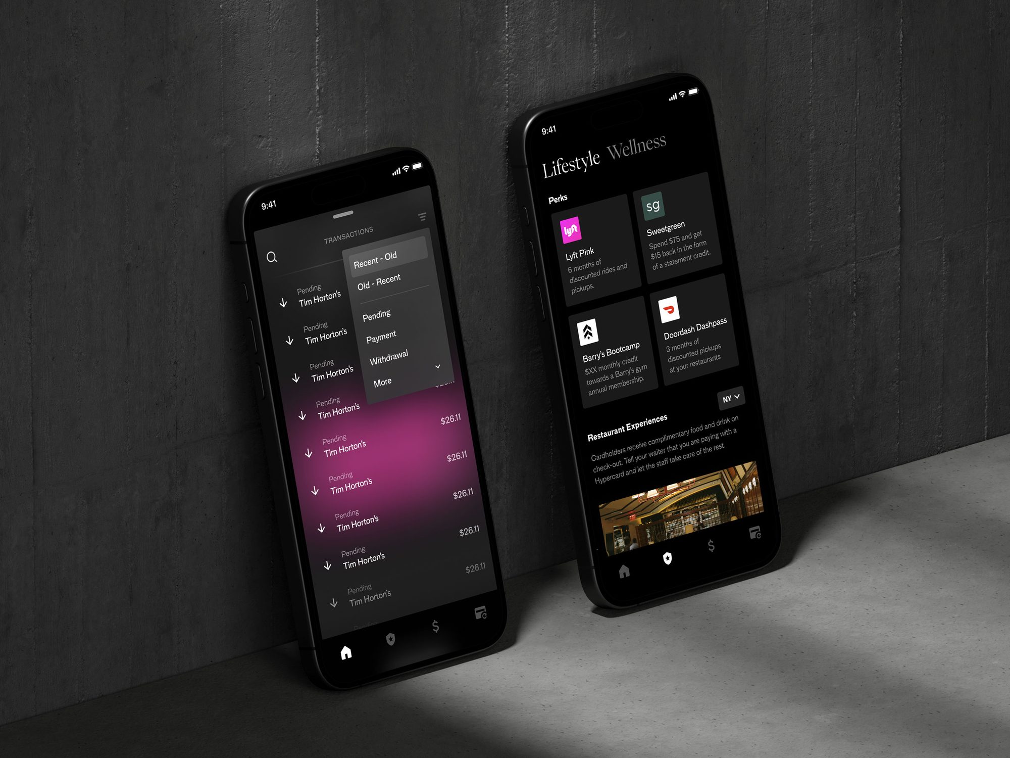 Hypercard mobile — transactions and lifestyle perks
